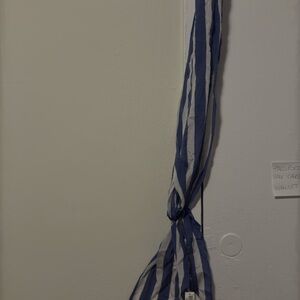 Banana Republic Blue and White Striped Scarf
